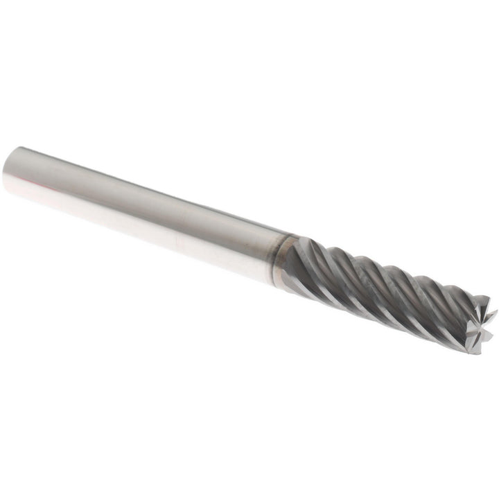 1/4" 7-Flute Solid Carbide Square End Mill, nACRo - Accupro 12180821