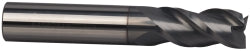 13/32" 3-Flute Solid Carbide Square End Mill, nACRo - Accupro 12178891