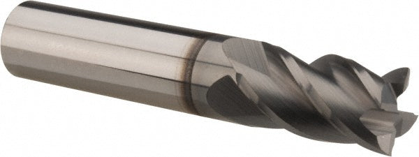 3/8" 4-Flute Solid Carbide Square End Mill, nACRo - Accupro 12179012