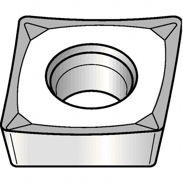 Diamond Carbide Insert, Grade KCU10B, AlTiN - Kennametal 7093352