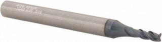 1/8in" 3-Flute Solid Carbide Corner Radius End Mill, AlTiN - SGS 33345
