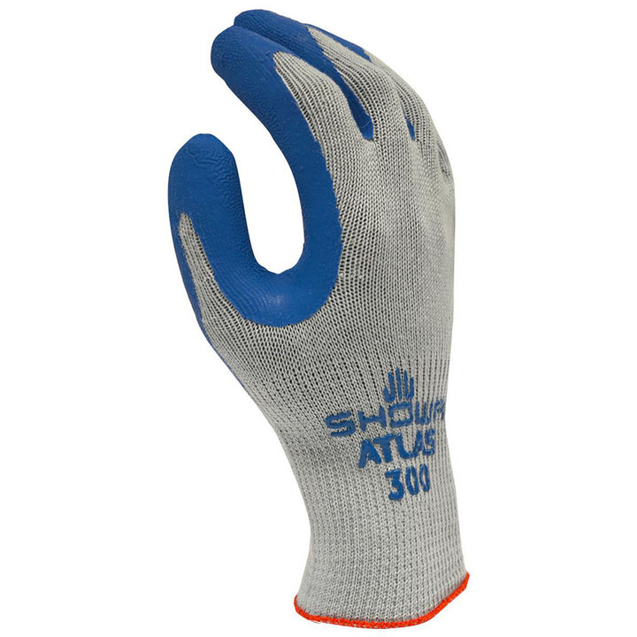 Small Gray; Blue General Purpose Gloves - SHOWA 300S-07