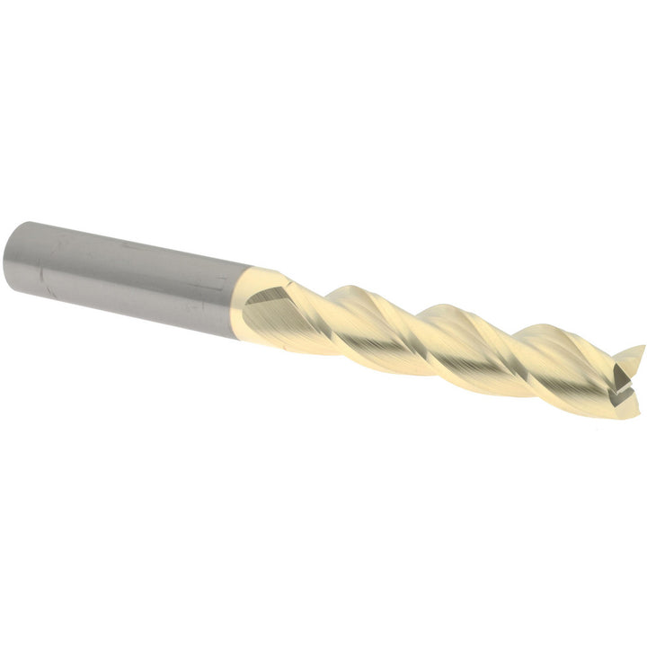 7/16" 3-Flute Solid Carbide Square End Mill, ZrN - Accupro 314801