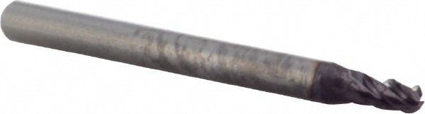 3/32" 4-Flute Solid Carbide Ball End Mill, Altima - M.A. Ford. 17909370A