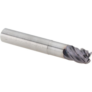 3/8" 4-Flute Solid Carbide Corner Radius End Mill, TX - SGS 36784