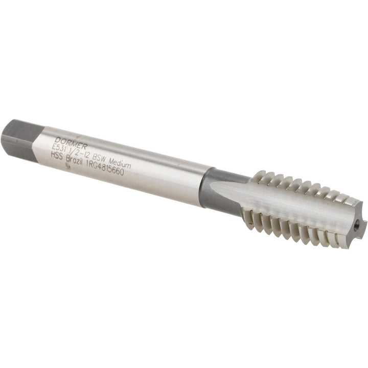 1/2-12 BSW High-Speed Steel Machine Tap - Dormer Pramet 5977397
