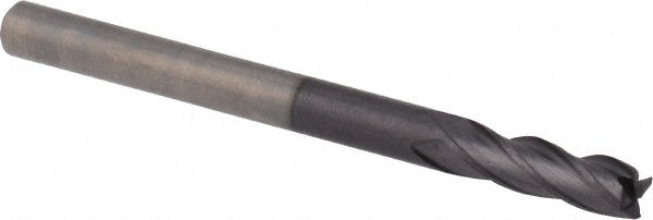 0.1576" 4-Flute Solid Carbide Square End Mill, TiAlN - Dormer Pramet 5982912