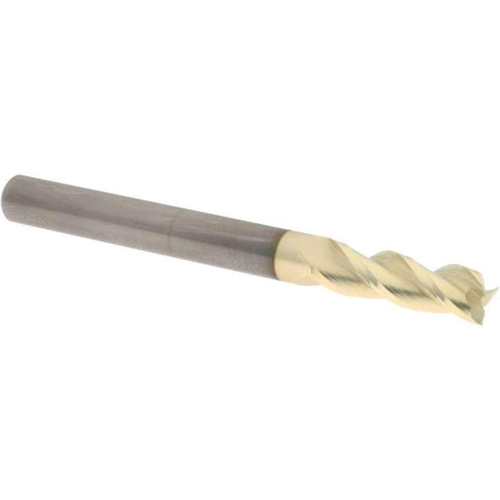 0.2362" 3-Flute Solid Carbide Square End Mill, ZrN - Accupro 95171404