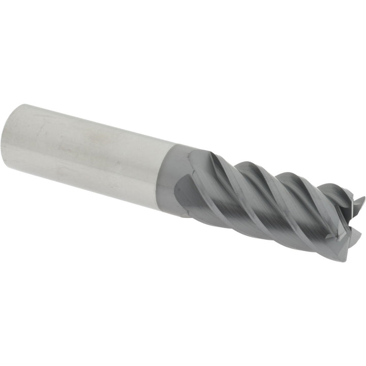 3/4" 5-Flute Solid Carbide Corner Radius End Mill, AlTiN - Accupro 95168481