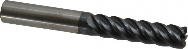 1/2" 5-Flute Solid Carbide Corner Radius End Mill, AlTiN - Accupro 95168706
