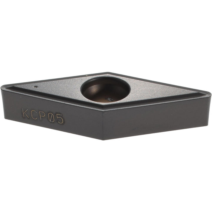 V - Diamond (Rhombic) 35-Deg 3/8" IC Carbide Insert, Grade KCP05, TiCN - Kennametal 3748425