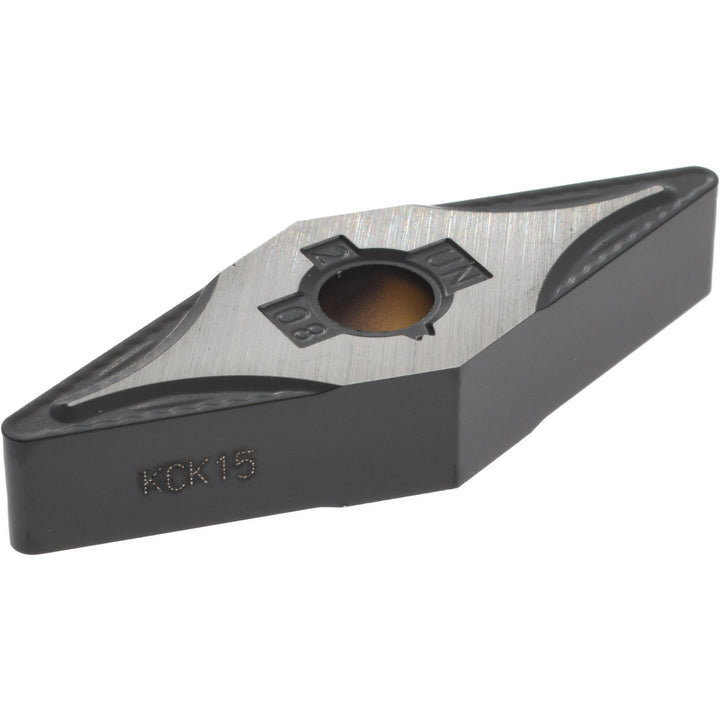 V - Diamond (Rhombic) 35-Deg 3/8" IC Carbide Insert, Grade KCK15, TiN - Kennametal 3752210