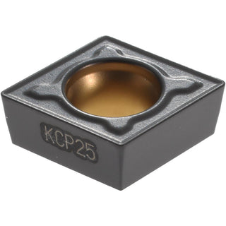 C - Diamond (Rhombic) 80-Deg 3/8" IC Carbide Insert, Grade KCP25, TiCN - Kennametal 3753390