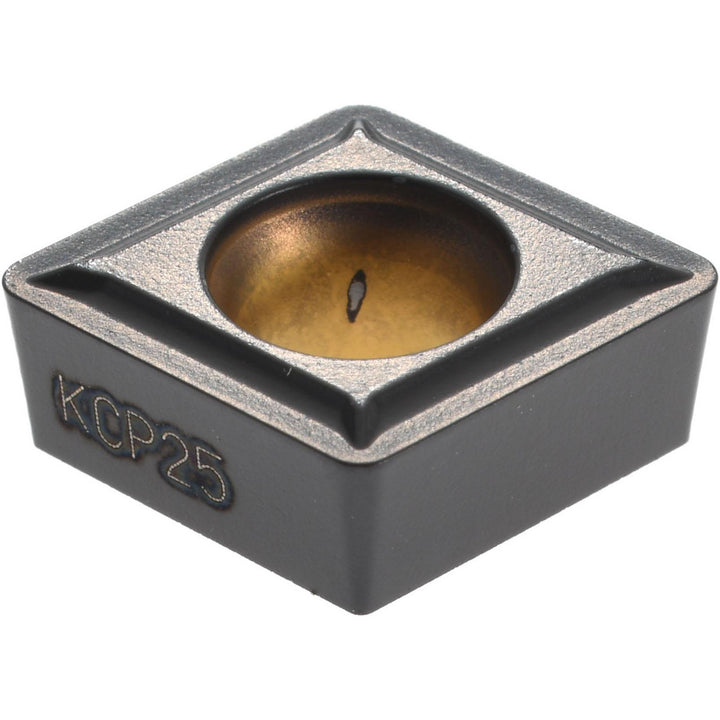 C - Diamond (Rhombic) 80-Deg 3/8" IC Carbide Insert, Grade KCP25, TiCN - Kennametal 3753729