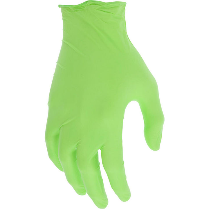 Green Nitrile Gloves - MCR Safety 60035GS