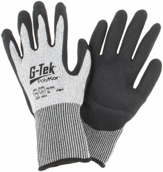 X-Large Salt & Pepper PolyKor Cut, Puncture & Abrasion-Resistant Gloves - PIP 16-350/XL