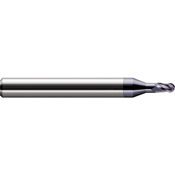1/8" 3-Flute Solid Carbide Ball End Mill, AlTiN - Harvey Tool 978508-C3