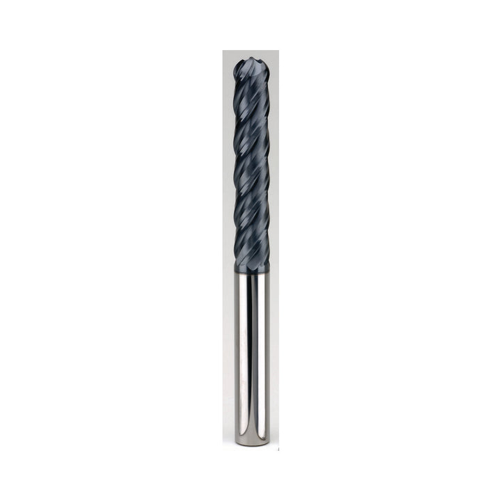 3/16" 4-Flute Solid Carbide Ball End Mill, AlTiN - SGS 70445