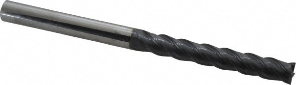 7/16" 4-Flute Solid Carbide Square End Mill, AlTiN - SGS 70481