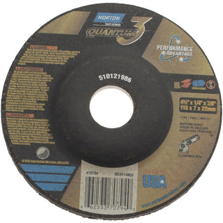 4-1/2 x 1/4" Ceramic Alumina Grinding & Cutoff Wheel - Norton 66253370794
