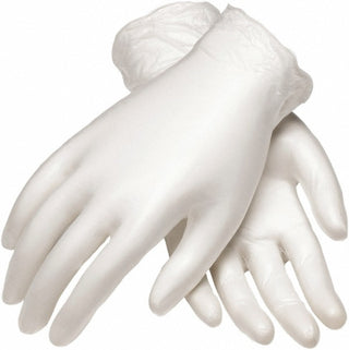 White Vinyl Gloves - PIP 64-V2000/XL