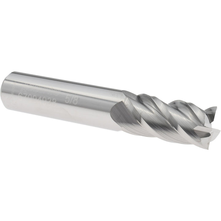 5/8" 4-Flute Solid Carbide Square End Mill - Accupro 12177092