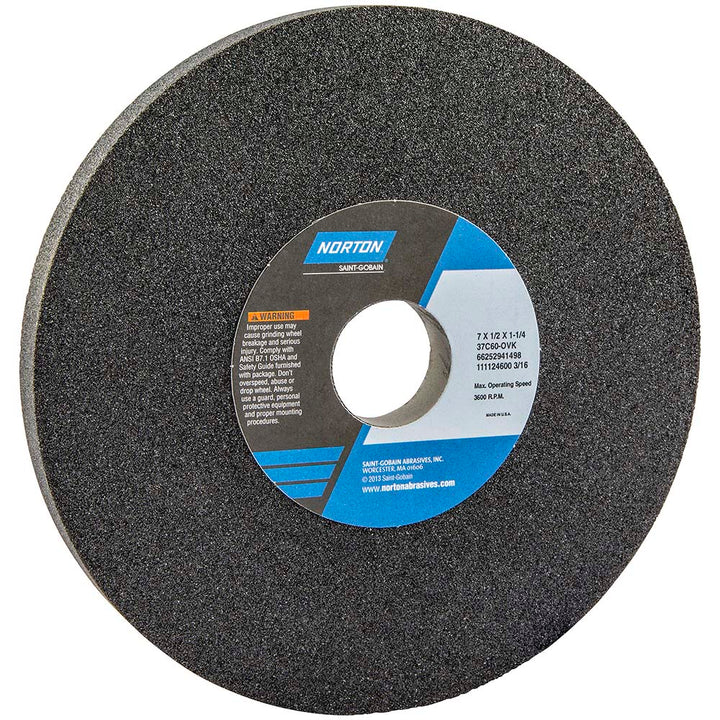 7 x 1/2" 60-Grit Silicon Carbide Grinding & Cutoff Wheel - Norton 66252941498