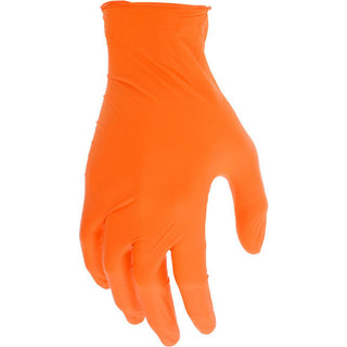 Orange Nitrile Gloves - MCR Safety 60035OL