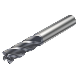 0.1969" 4-Flute Solid Carbide Corner Radius & Corner Chamfer End Mill, TiAlCrSiN - Sandvik Coromant 8351831