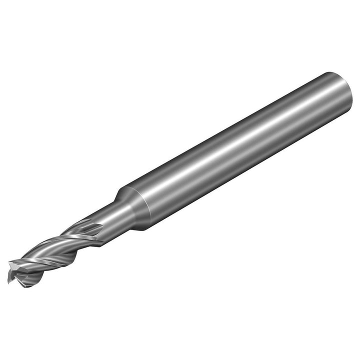 0.1181" 3-Flute Solid Carbide Square End Mill - Sandvik Coromant 8386785