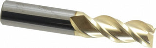 1/2" 3-Flute Solid Carbide Square End Mill, ZrN - ProMax 109-03216