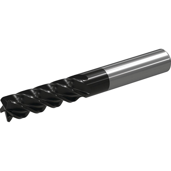 3/8" 5-Flute Solid Carbide Corner Radius End Mill, WU20PE - Widia 7008508