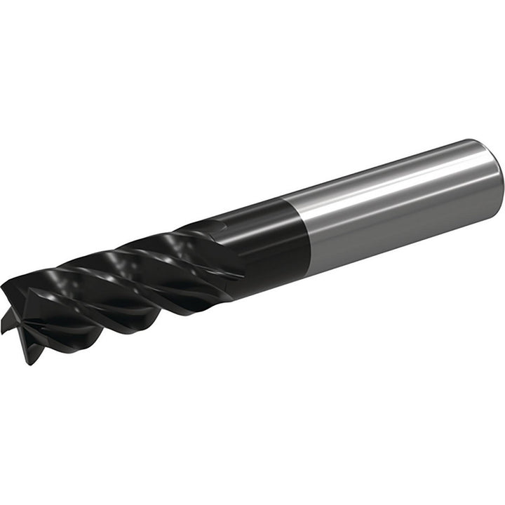 3/8" 5-Flute Solid Carbide Square End Mill, WU20PE - Widia 7008487