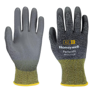 Medium Gray; Yellow Dyneema Cut, Puncture & Abrasion-Resistant Gloves - Honeywell NPF22-7113G-8/M