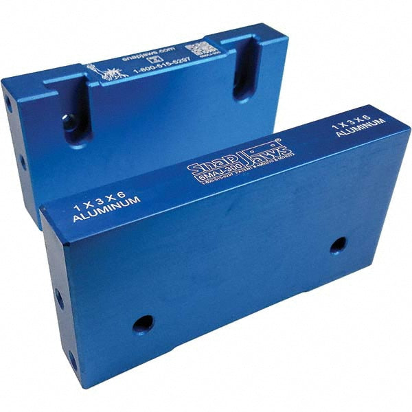 6.0000" Jaw Aluminum Vise Jaws - Snap Jaws 6MAJ-300