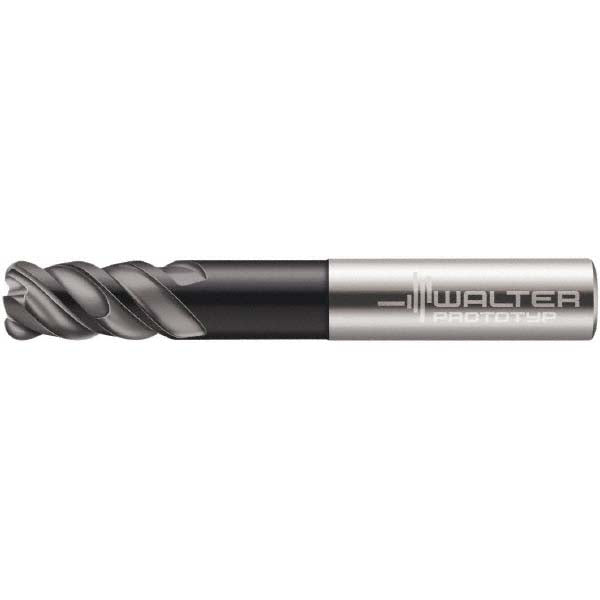 0.4720" 4-Flute Solid Carbide Corner Radius End Mill, TiAlN - Walter-Prototyp 6579400