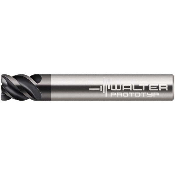 0.1890in" 3-Flute Solid Carbide Corner Radius End Mill, TiAlN - Walter-Prototyp 6579343