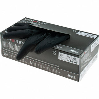 Black Nitrile Gloves - Ansell MK-296-XXL