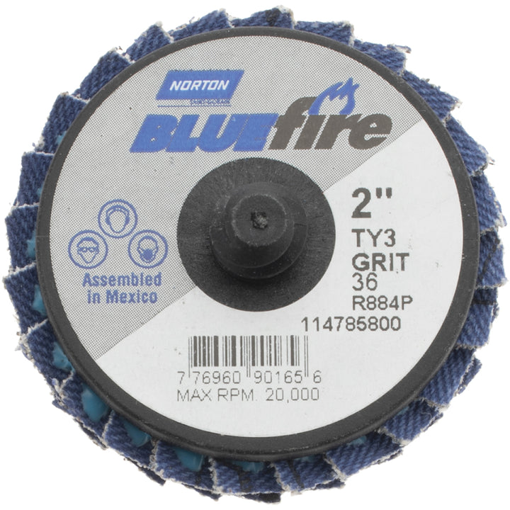 2" 36-Grit Zirconia Alumina Disc - Norton 77696090165
