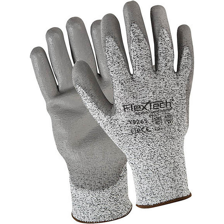 Large Gray HPPE; Spandex; Polyester Cut, Puncture & Abrasion-Resistant Gloves - Wells Lamont Y9265L