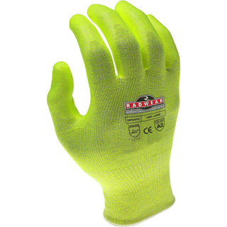 Medium High-Visibility Yellow HPPE Cut-Resistant Gloves - Radians RWG531-M