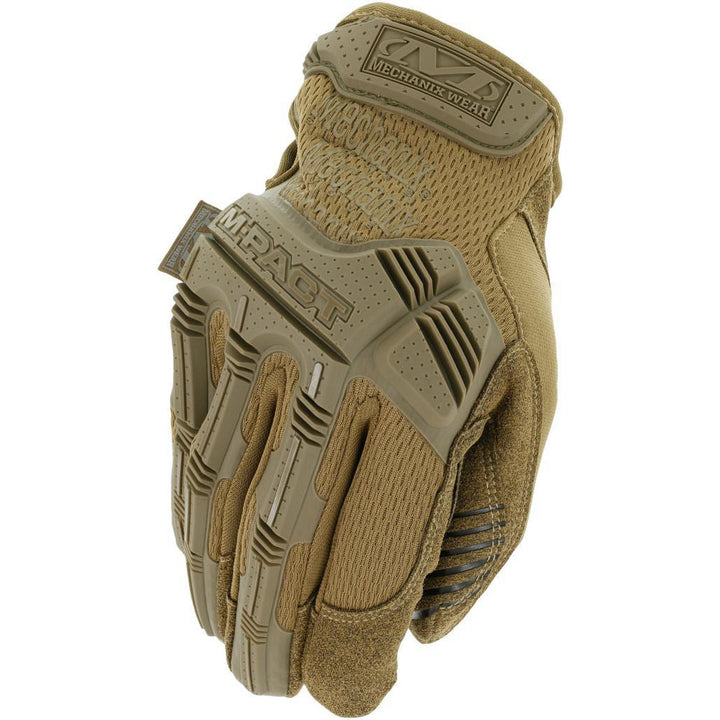 X-Large Brown Leather Tactical Gloves - Mechanix Wear MP-F72-011