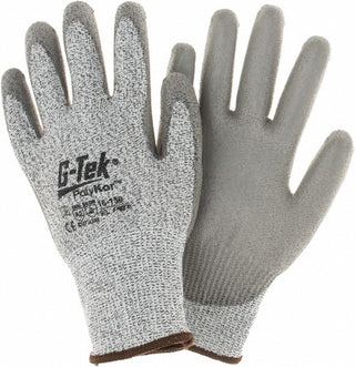 Large Salt & Pepper PolyKor Cut-Resistant Gloves - PIP 16-150/L
