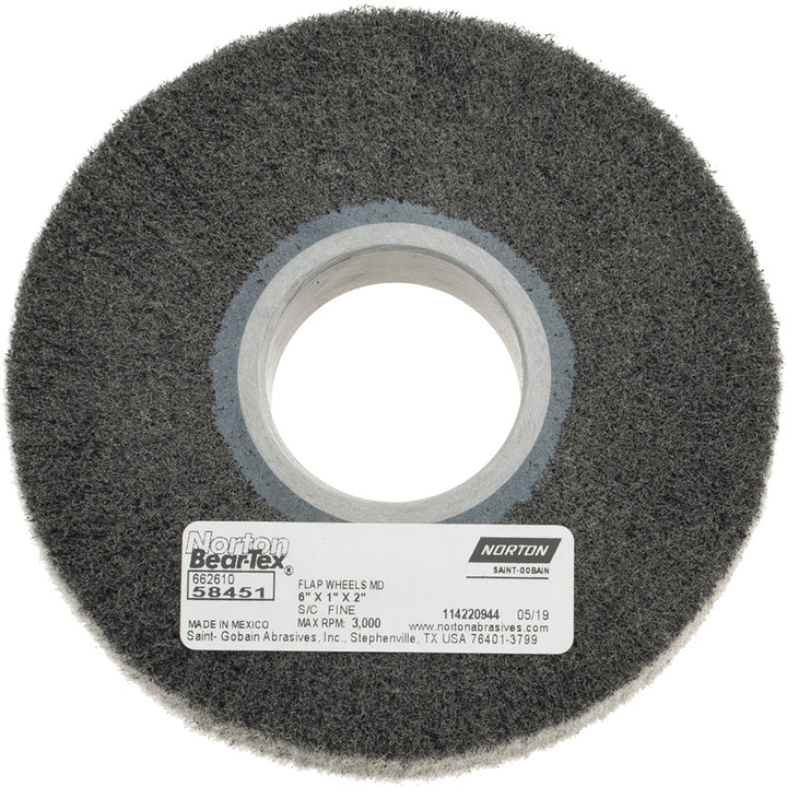 6" 220-Grit Silicon Carbide Flap Wheel - Norton 66261058451