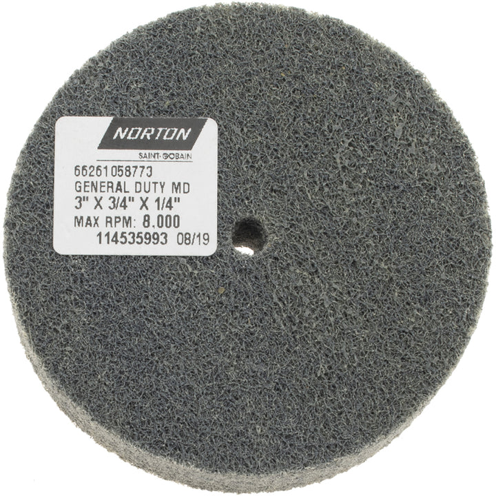 3 x 3/4" Silicon Carbide Deburring Wheels Disc - Norton 66261058773
