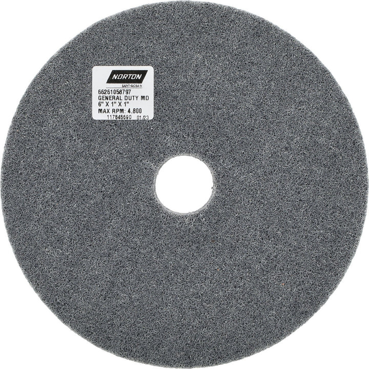 6 x 1" Silicon Carbide Deburring Wheels Disc - Norton 66261058797
