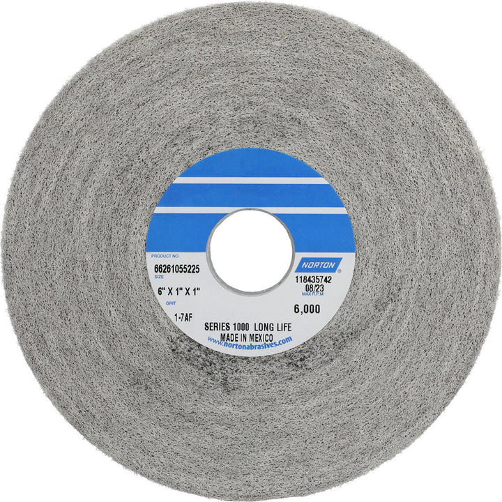 6 x 1" Aluminum Oxide Deburring Wheels Disc - Norton 66261055225