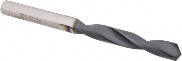 1/4" Solid Carbide Drill Bit, AlTiN, 118° point - SGS 57176