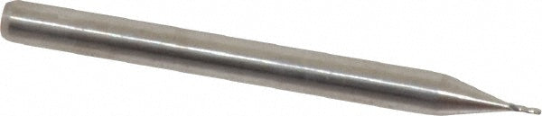 0.0250" 4-Flute Solid Carbide Square End Mill - SGS 00534