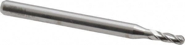 5/64" 4-Flute Solid Carbide Ball End Mill - SGS 00941